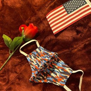 Camouflage print reusable masks